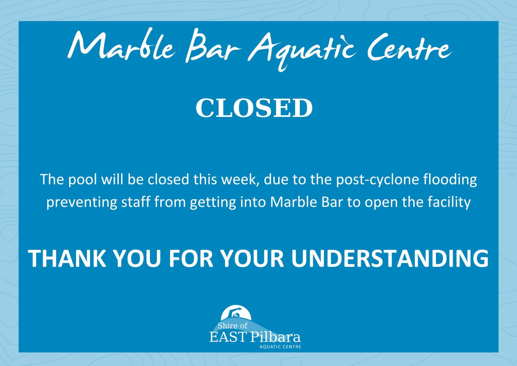 Closed Marble Bar Pool 