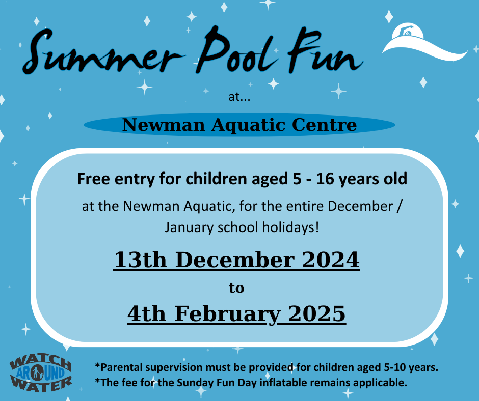 Newman Aquatic Centre - School Holiday Promotion